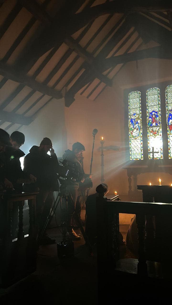 Warrington Guardian: The Warrington church features in the film A Caution for The Wise