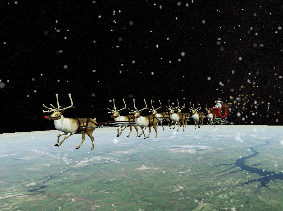 Follow Santa's journey around the world with the NORAD Santa Tracker. Courtesy image