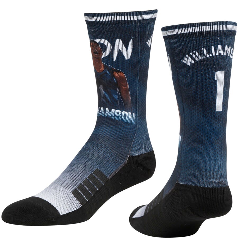 Zion Williamson Pelicans Crew Socks