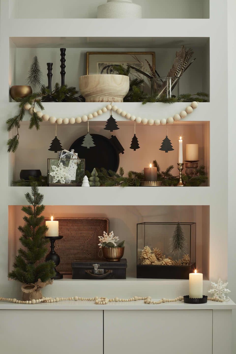 christmas room decor from layered lounge
