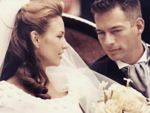 Harry Connick Jr. Instagram Harry Connick Jr. and Jill Goodacre on their wedding day on April 16, 1994.