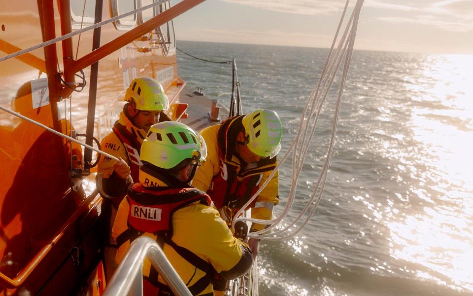 The Shoreham crew are completely made up of volunteers and train on Sundays