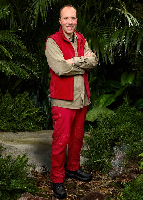 Matt Hancock on Im A Celeb