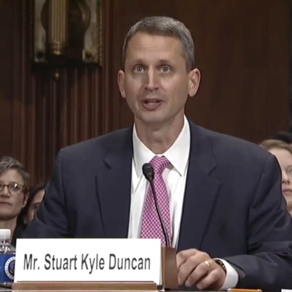 Image: Stuart Kyle Duncan (C-Span)