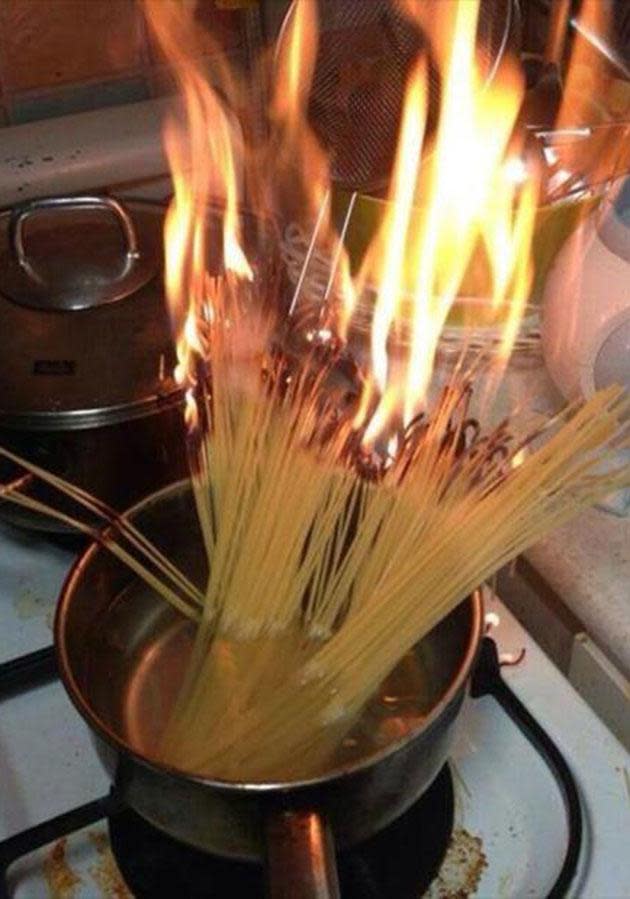 This is how you cook pasta, right?