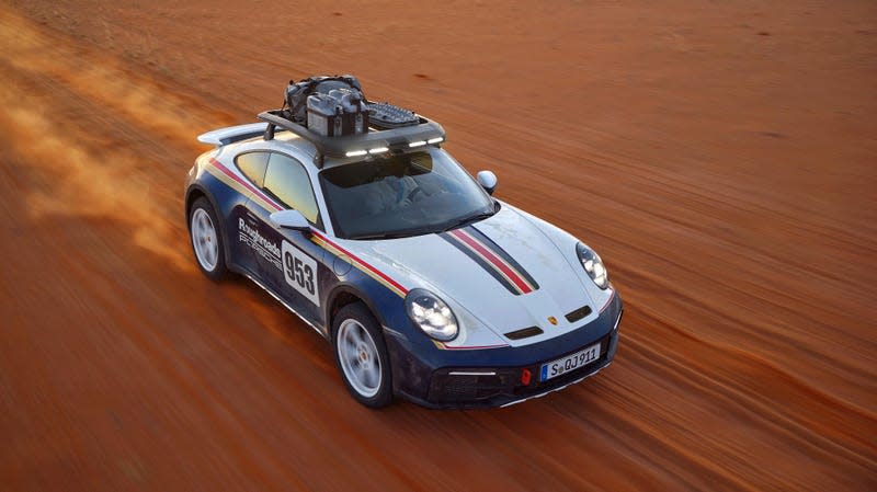 The 2023 Porsche 911 Dakar.