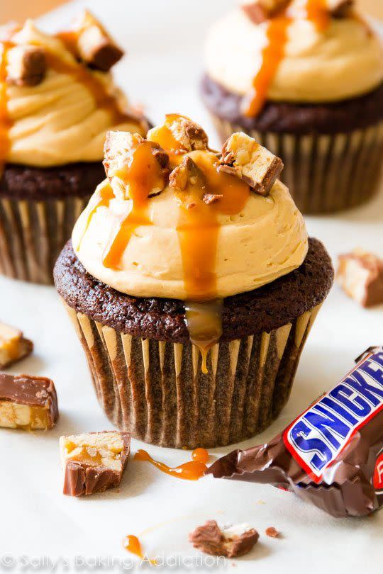 Ultimate Snickers Cupcake