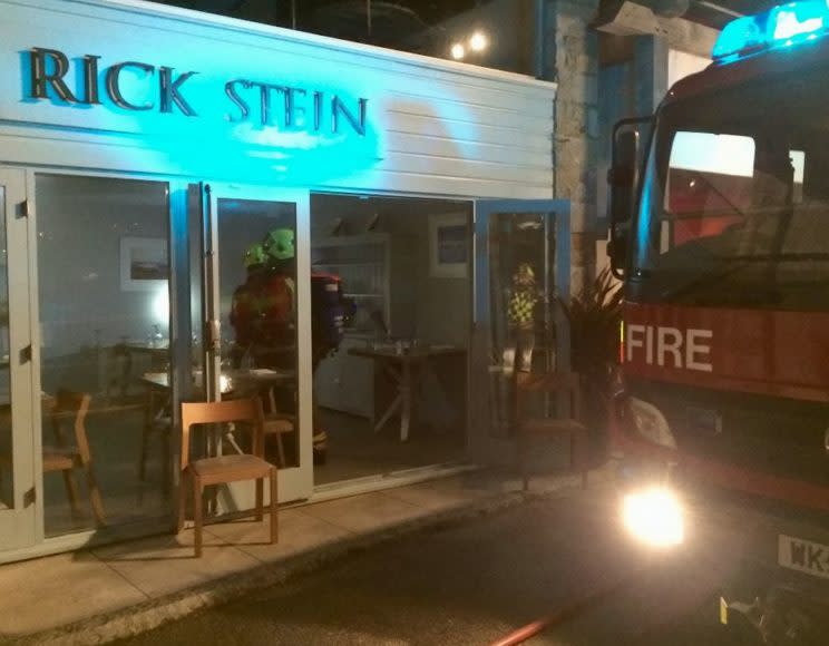 A Cornish terror group has claimed responsibility for a fire at Rick Stein's restaurant