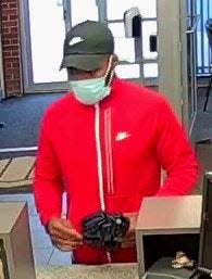 This man robbed the First Merchants Bank on S. Dixie Hwy. in Monroe Township Wednesday afternoon. He fits the description of a man who robbed the PNC Bank in Monroe last week.