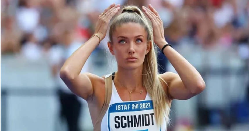 施密特（Alica Schmidt）是世界田徑體壇的亮點。（圖／路透社）