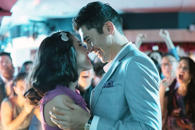 <p>Sanja Bucko/Warner Bros. Pictures/courtesy Everett </p> Constance Wu and Henry Golding in 'Crazy Rich Asians'