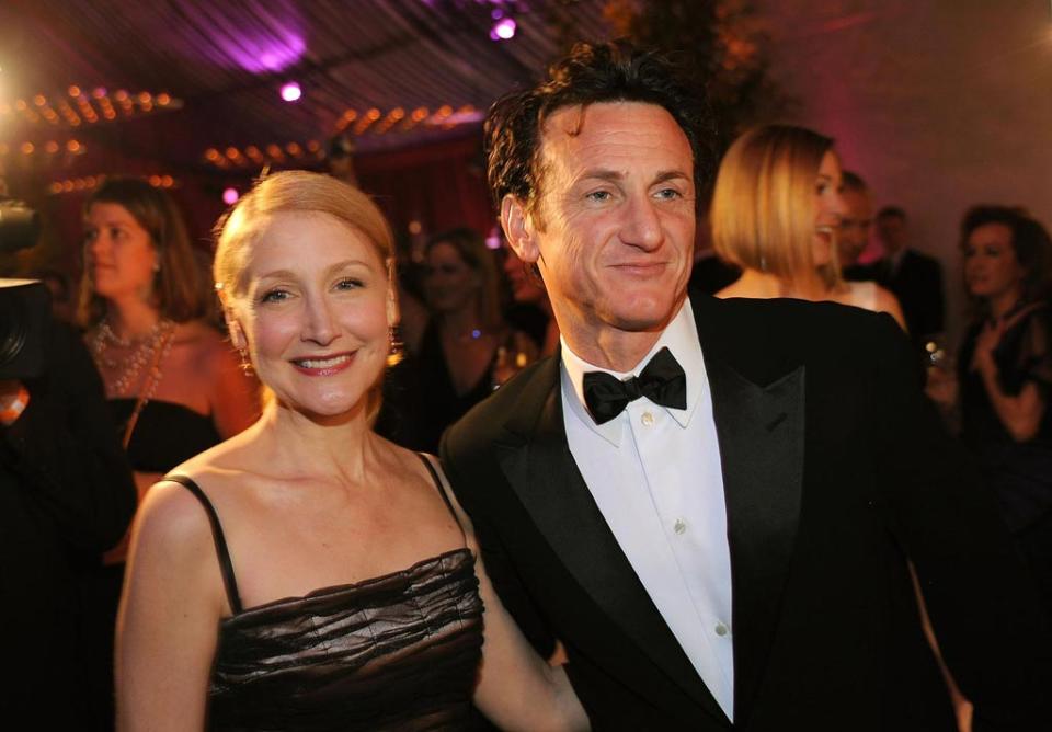 Oscars Elton John Party 2008 Sean Penn Patricia Clarkson