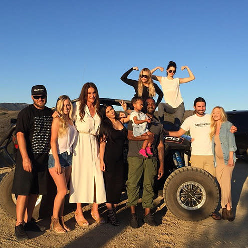 "We had so much fun off-roading. So much love and support! Love my family!"