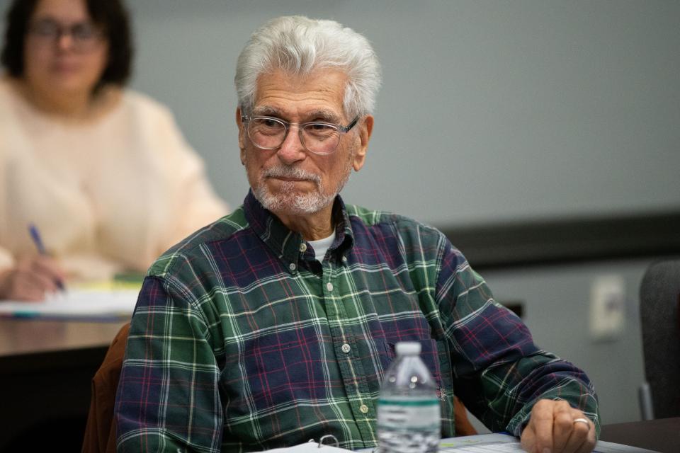 Charter Review Committee member, former Wakulla County Commissioner, Howard Kessler listens to public comments during a meeting on Tuesday, Feb. 20, 2024.