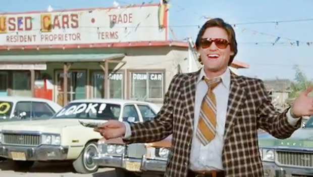 (Photo: Kurt Russell in “Used Cars”)