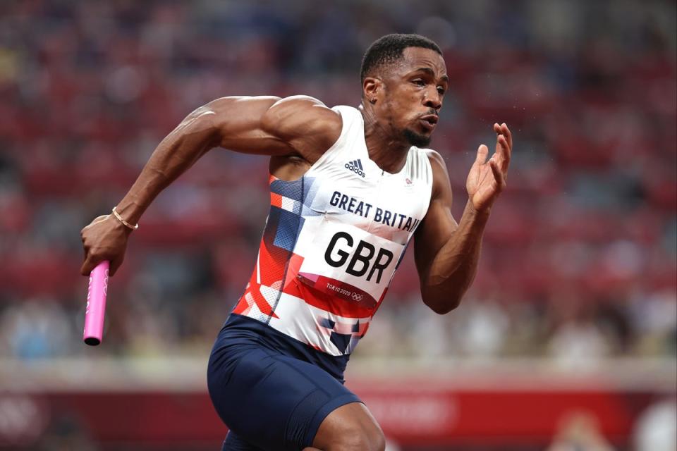 CJ Ujah’s failed drugs test saw Great Britain’s men’s 4x100m relay team stripped of their Olympic silver medals  (Getty Images)