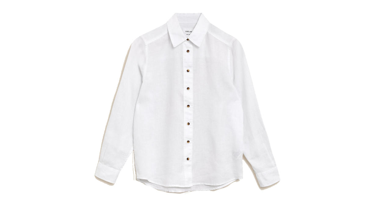 Pure Linen Long Sleeve Shirt