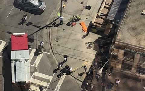 The van injured around ten people in Toronto - Credit: James Forrester