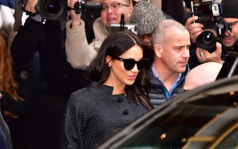 The Duchess of Sussex leaving The Mark Hotel in New York - Credit: James Devaney