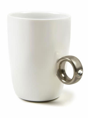 2 Carat Platinum Ring Coffee Cup