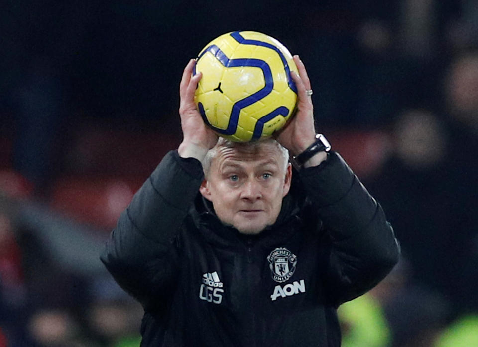 Ole Gunnar Solskjaer currently has a losing record as manager of Manchester United. (REUTERS/Phil Noble)