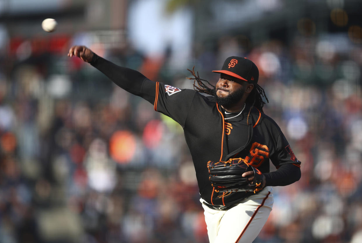 Johnny Cueto’s 2018 season is over, and his 2019 season might be at risk as well. (AP Photo)