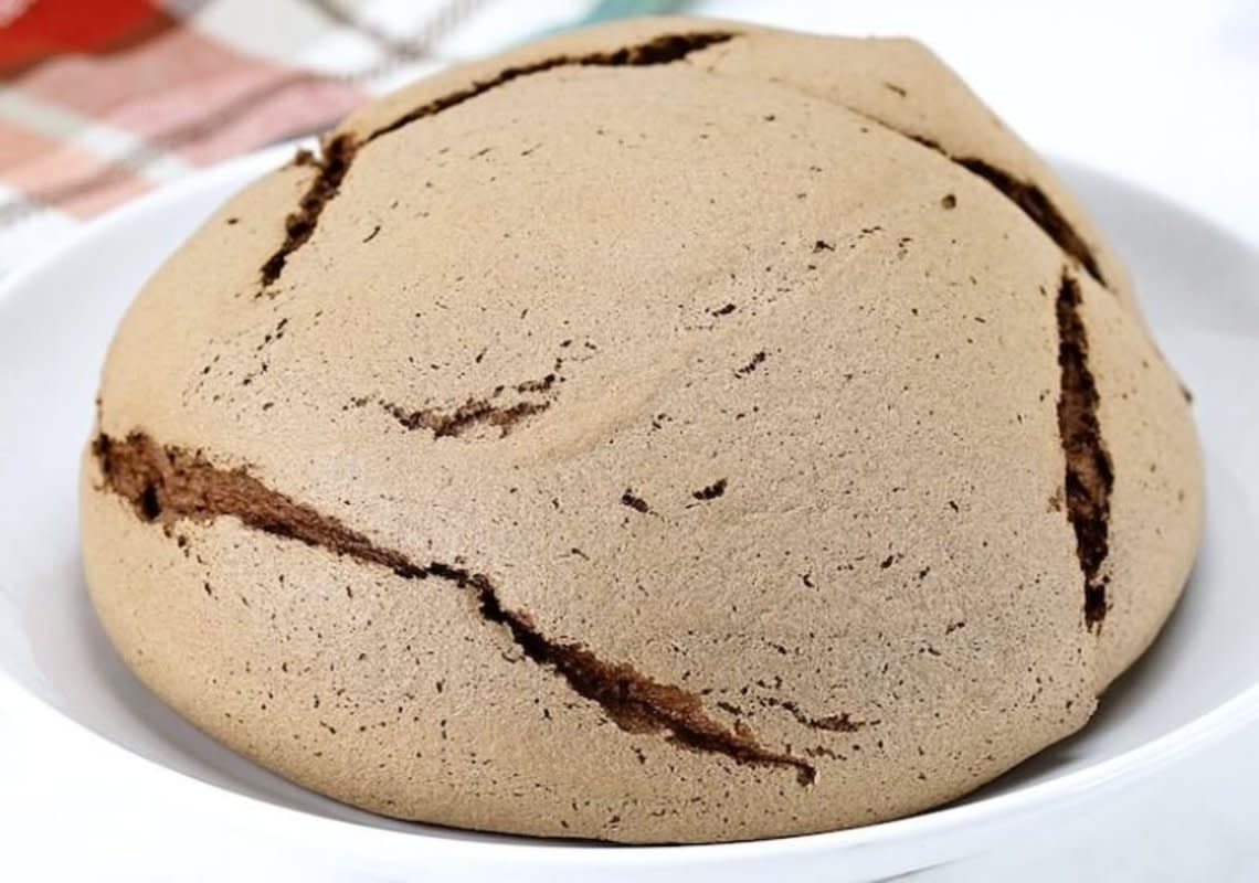 <p>The Soccer Mom Blog</p><p>Unlike the bright rainbow colors in most of the TikTok versions of cloud bread, this one is brown because it is chocolate! Who doesn't need more chocolate in their life?</p><p><strong>Get the recipe: <a href="https://thesoccermomblog.com/chocolate-cloud-bread/" rel="nofollow noopener" target="_blank" data-ylk="slk:Chocolate Cloud Bread;elm:context_link;itc:0;sec:content-canvas" class="link rapid-noclick-resp">Chocolate Cloud Bread</a></strong></p>