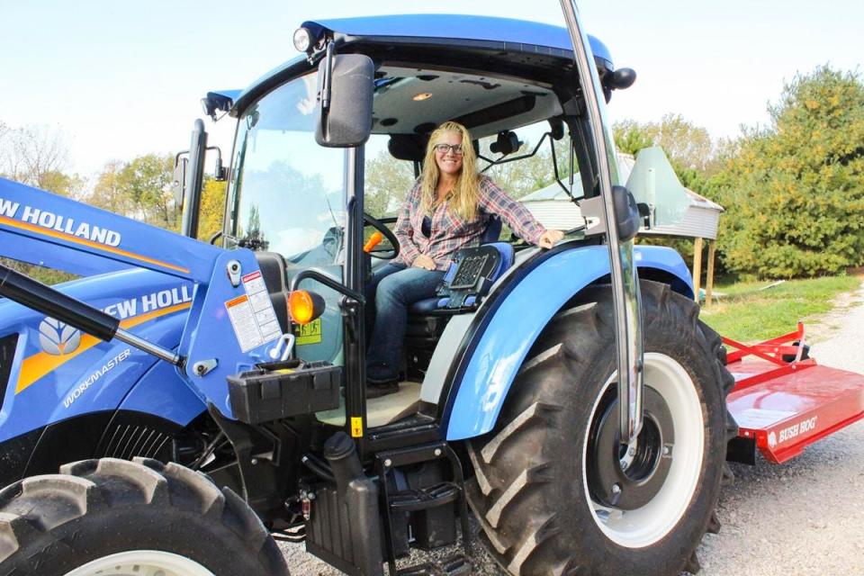 Retired Army Reserve Major Amy Hess took a giant leap and bought a new tractor for her diversified Mercer County farm. To Hess, the equipment means she will be more self-sufficient.