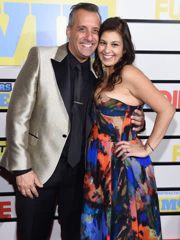 <p>Jamie McCarthy/Getty</p> Joe Gatto and Bessy Gatto attend the screening of "Impractical Jokers: The Movie" in 2020