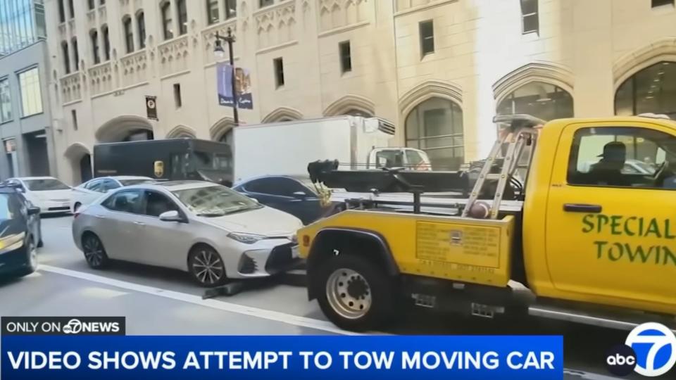 Tow Trucks Are Going After Occupied Cars On San Francisco Roads