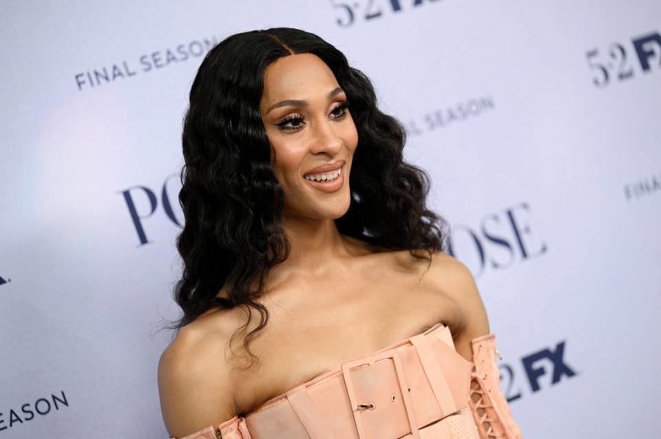 Actor Mj Rodriguez attends FX’s “Pose” third and finale season premiere at Jazz at Lincoln Center on Thursday, April 29, 2021, in New York.