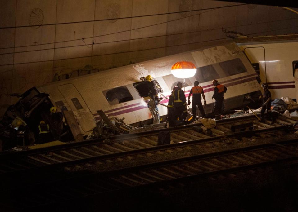 ESPAÑA-ACCIDENTE DE TREN-JUICIO (AP)