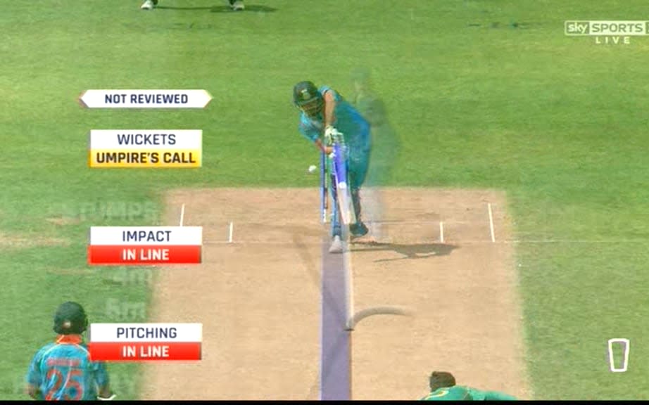 LBW Sharma - Credit: Sky Sports