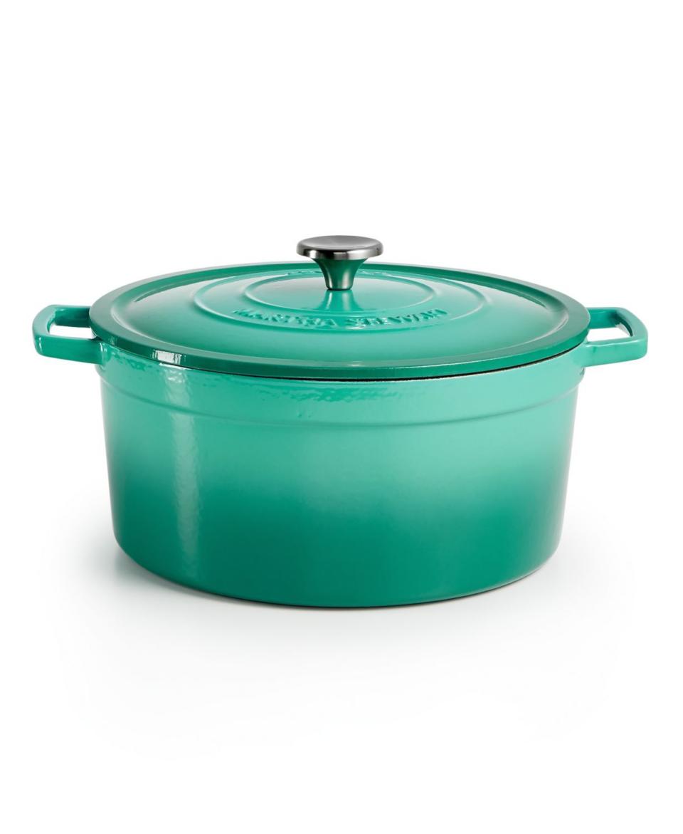 5) Enameled Cast Iron 8-Quart Dutch Oven