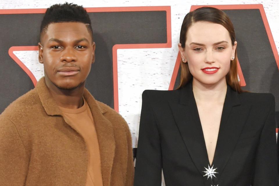 John Boyega and Daisy Ridley (Dave Benett)