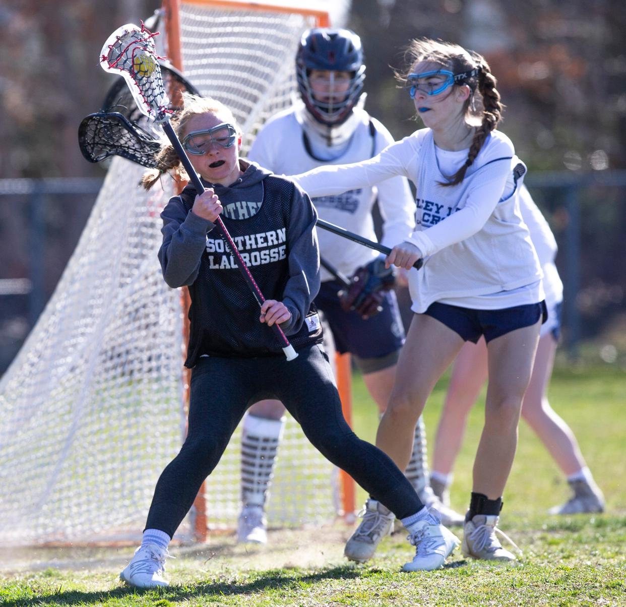 Southern’s Avery Smith. Lacey Township vs Southern Regional field hockey scrimmage.   
Lacey Township, NJ
Thursday, March 21, 2024