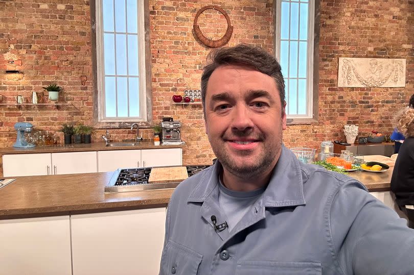 Jason Manford on BBC's Saturday Kitchen
