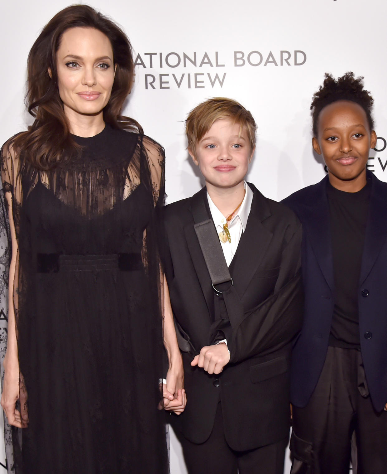Angelina Jolie and family (Kevin Mazur / Getty Images)