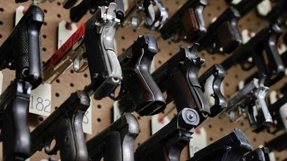 The Charlotte-Mecklenburg Police Department has thousands of guns in storage that it can't get rid of.