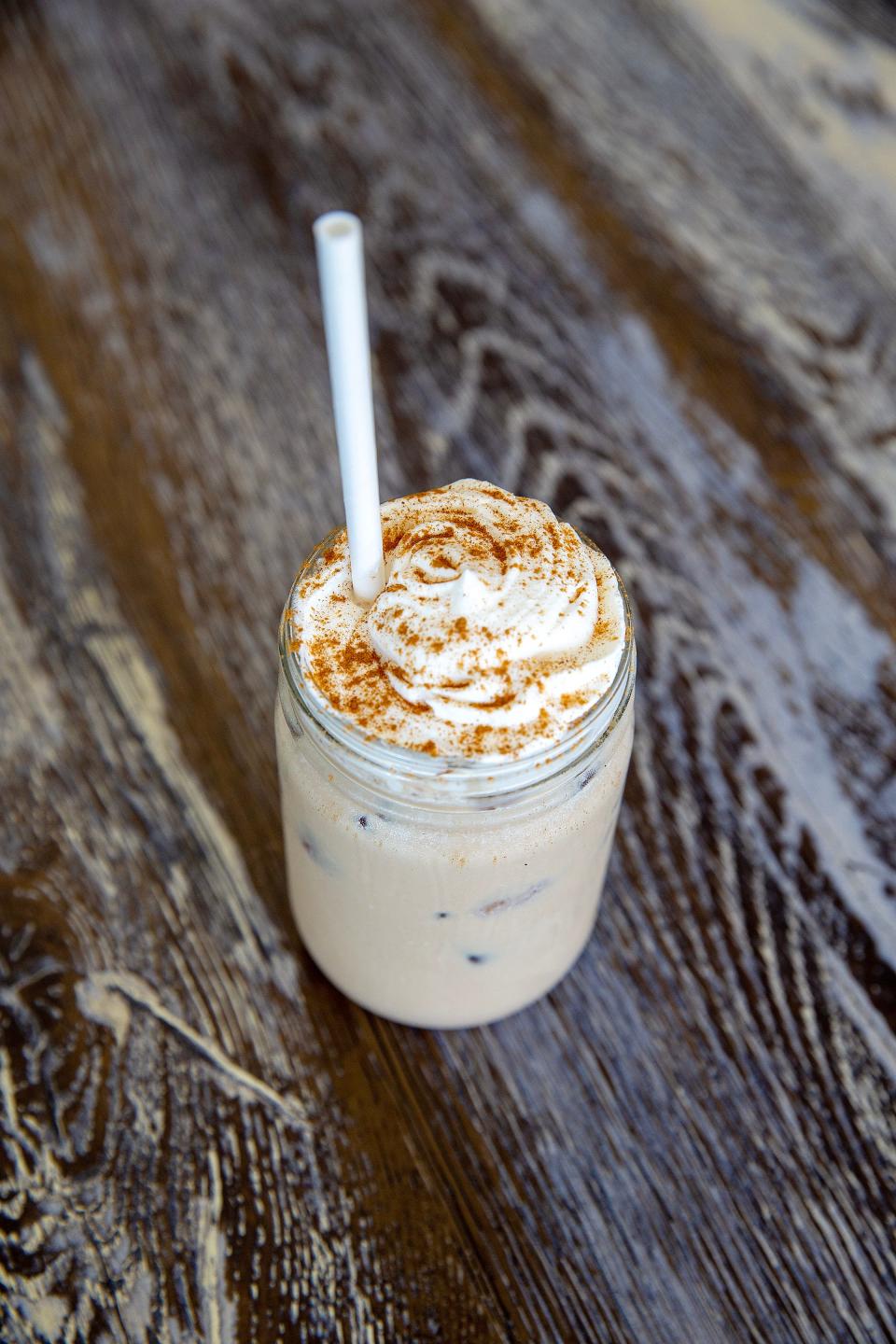 Chilly Chai, a house chai over ice with whipped cream, from MorningStar Cafe in Toms River.