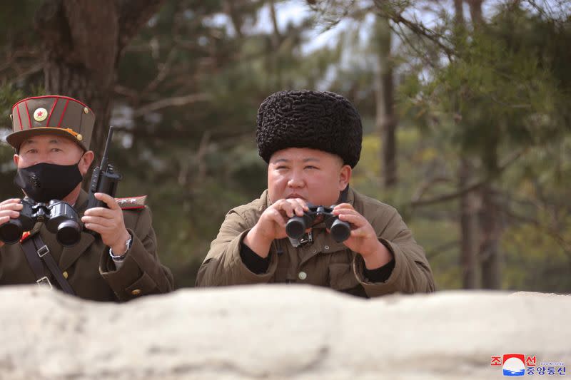 North Korean leader Kim Jong Un is seen in this undated picture