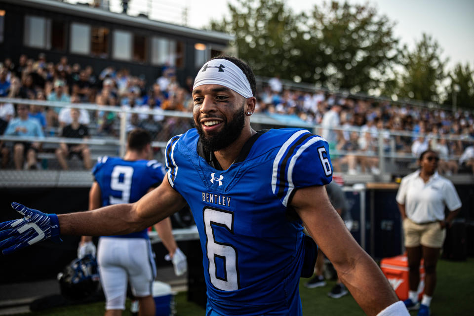 Jailen Branch, a member of the Bentley University football team, has been selected to the Allstate AFCA Good Works Team. Branch is from Randolph and went to Milton Academy.