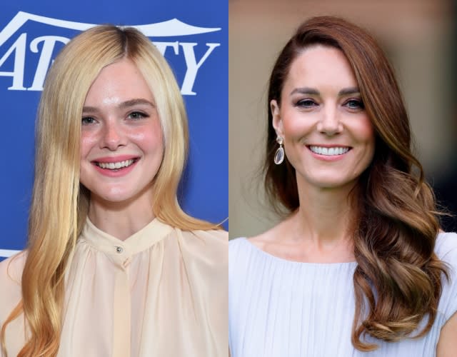 Elle Fanning & Kate Middleton