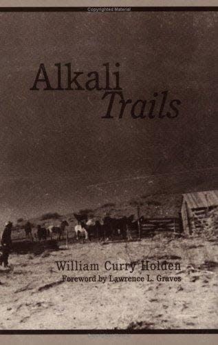 Holden's doctoral dissertation, Alkali Trails, published in 1930.