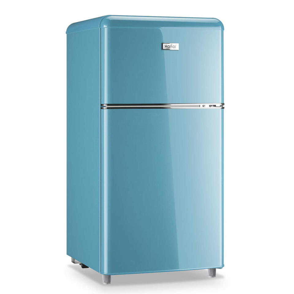<p><a href="https://go.redirectingat.com?id=74968X1596630&url=https%3A%2F%2Fwww.walmart.com%2Fip%2FWANAI-3-2-Cu-Ft-Compact-Refrigerator-2-Doors-Refrigerator-Retro-Mini-fridge-with-Freezer-Blue%2F1983970712&sref=https%3A%2F%2Fwww.cosmopolitan.com%2Flifestyle%2Fg43120036%2Fbest-retro-refrigerators%2F" rel="nofollow noopener" target="_blank" data-ylk="slk:Shop Now;elm:context_link;itc:0;sec:content-canvas" class="link ">Shop Now</a></p><p>Compact Refrigerator</p><p>$219.99</p><p>walmart.com</p>