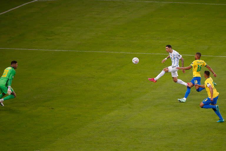 Ángel Di María dejó su impronta en el Maracaná con un golazo para ganar la Copa América 2021
