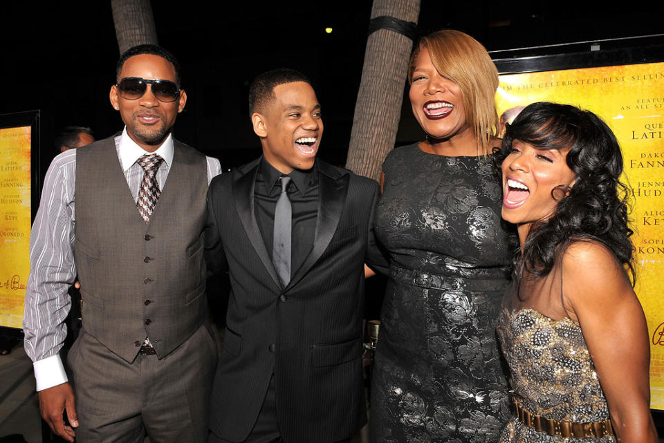 The Secret Life of Bees LA Premiere 2008 Will Smith Queen Latifah Tristan Wilds Jada Pinkett Smith