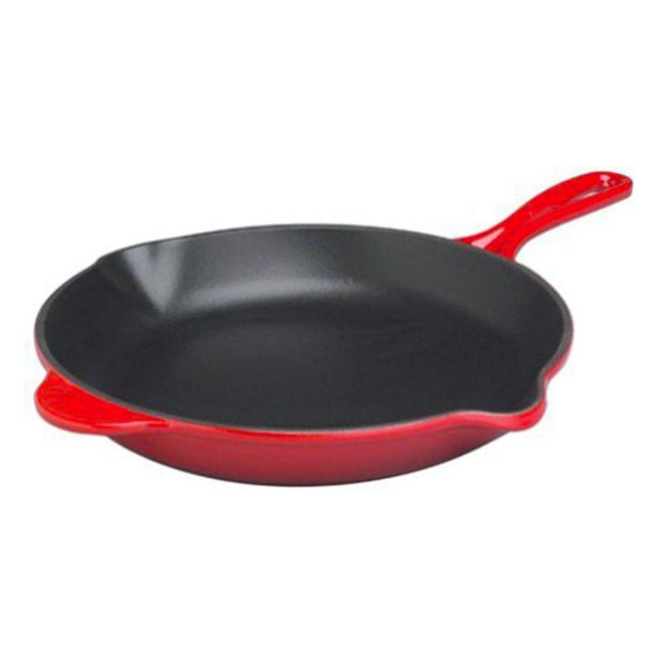 Enameled Cast-Iron 11-3/4-Inch Skillet