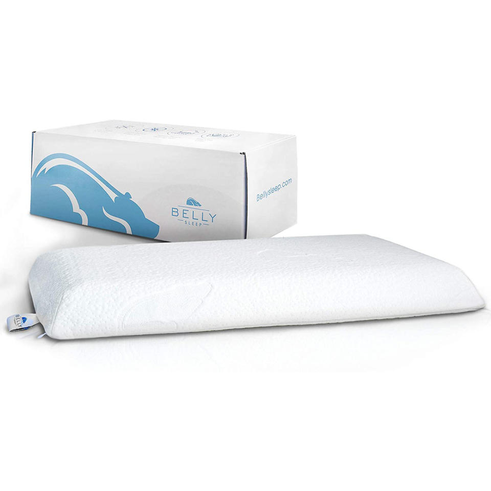 Belly Sleep Gel Infused Memory Foam Pillow, best pillows for stomach sleepers