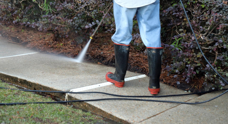 Time for a spring clean? Whether it's your car, patio or decking, a pressure washer is a must.  (Getty Images)